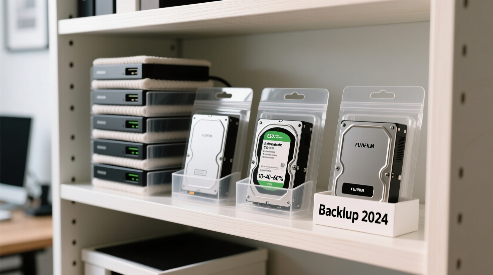best way to store external hard drives to avoid data corruption