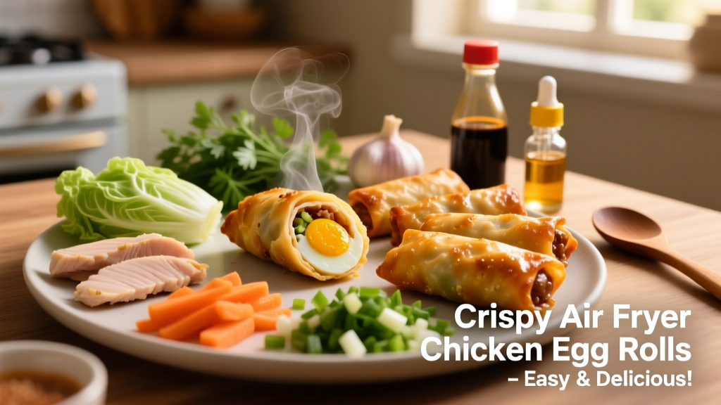 Best Chicken Egg Roll Recipe for Air Fryer (Crispy & Easy)
