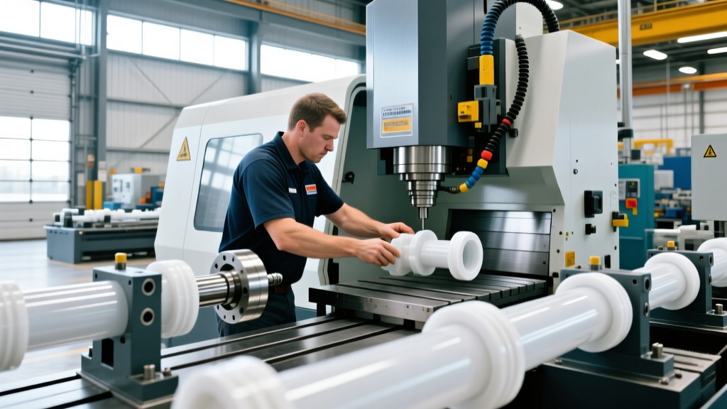 CNC Plastic Machining for Texas Railroads: Custom Pipe Fittings