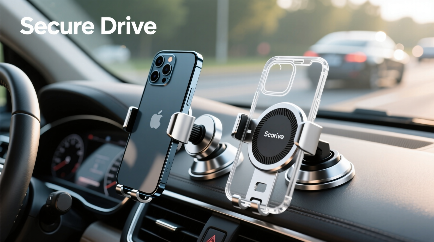 magnetic phone mounts vs adhesive holders which keeps your device secure while driving