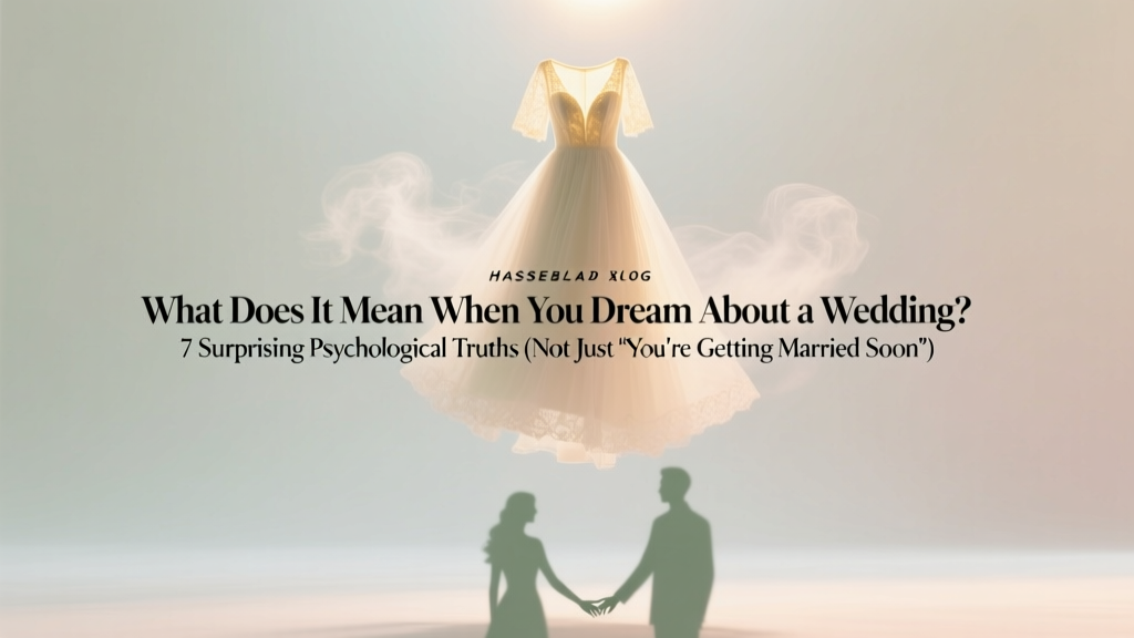 Dream About Wedding: 7 Psychological Truths (2026)