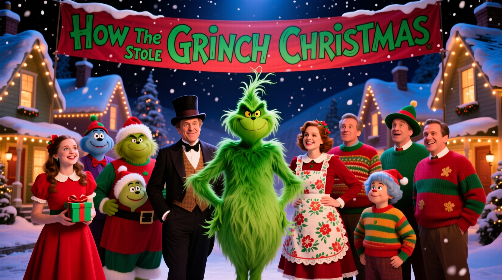 how the grinch stole christmas cast