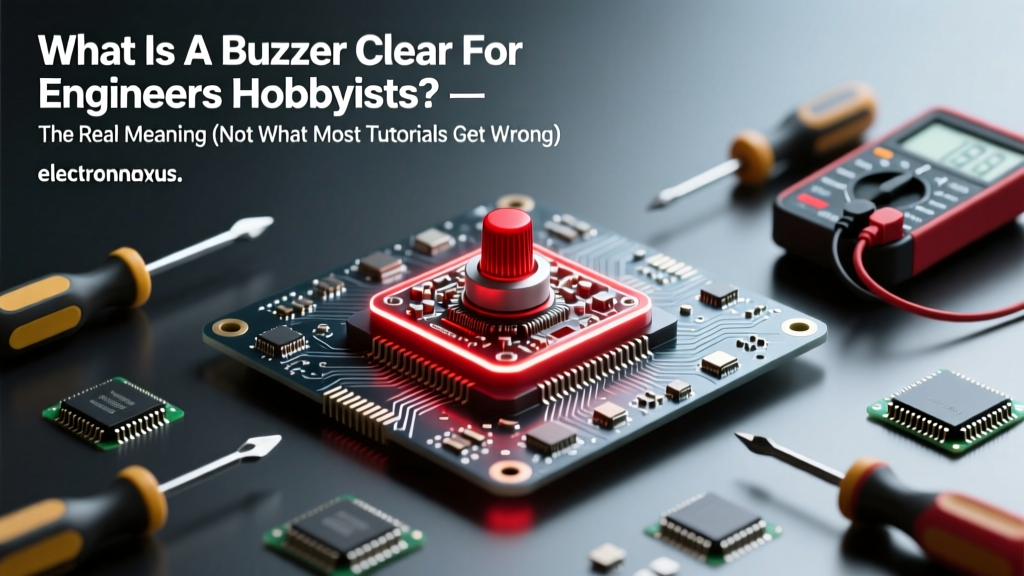What Is A Buzzer Clear For Engineers Hobbyists? — The Real Meaning (Not What Most Tutorials Get Wrong)
