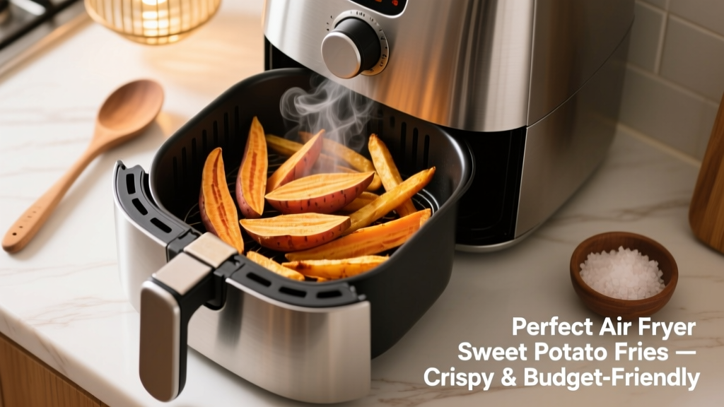 Crispy Air Fryer Sweet Potato Fries (Budget-Friendly!)