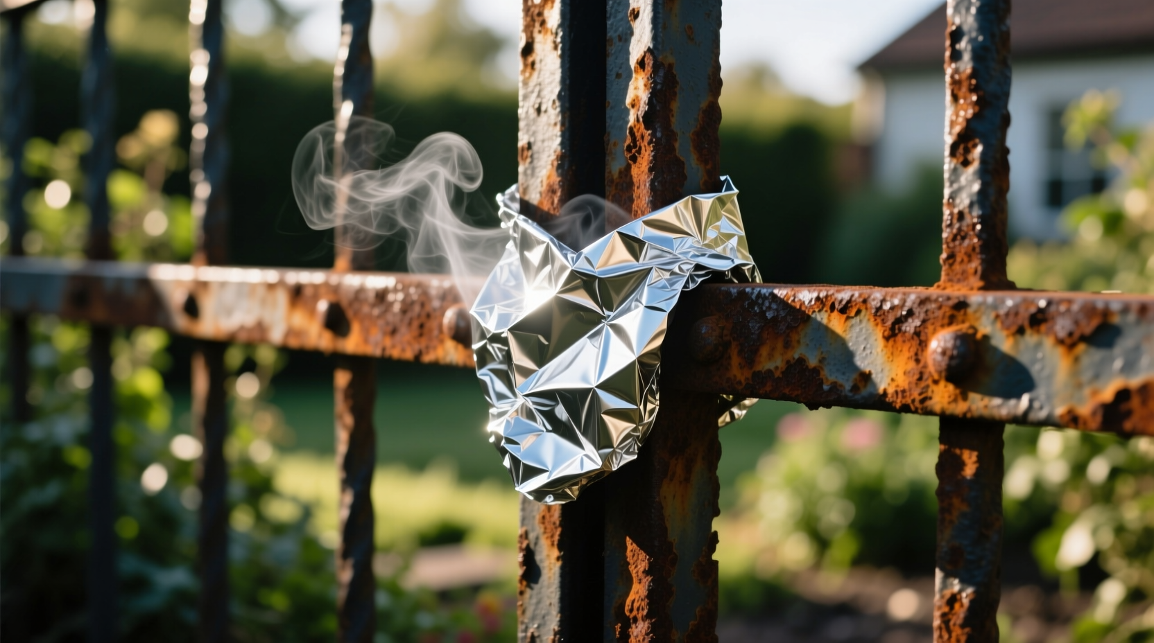 aluminum foil get rid of rust