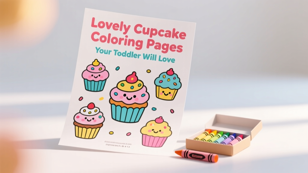 Lovely Cupcake Coloring Pages Your Toddler Will Love: Safe, Developmentally Appropriate Activities for Ages 2–4