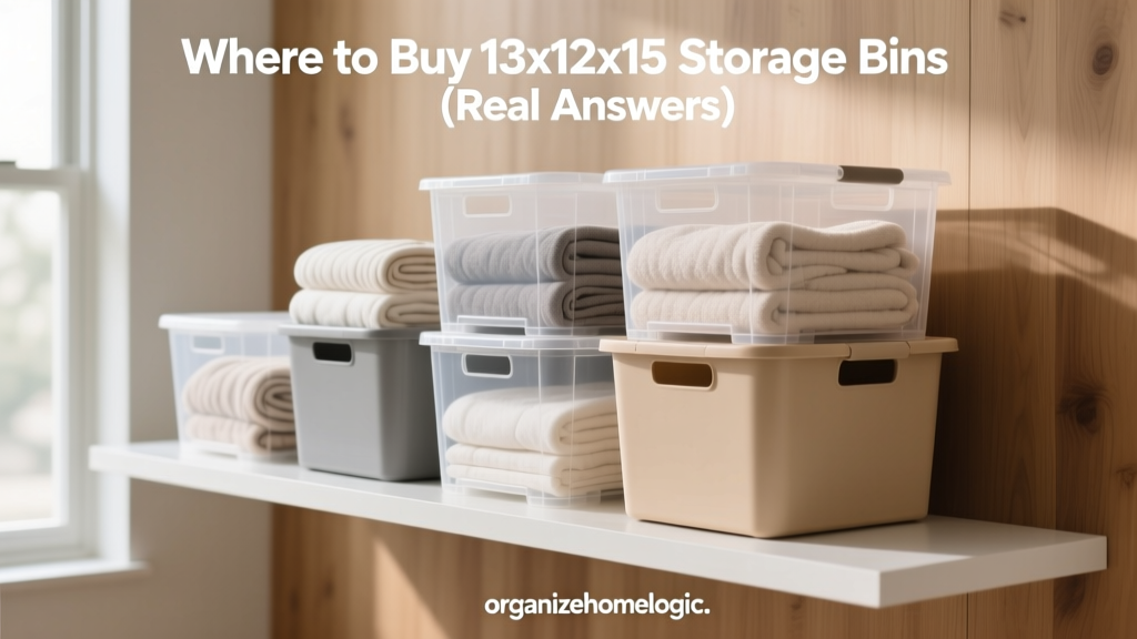 Where to Buy 13x13x15 Storage Bins (Real Answers)
