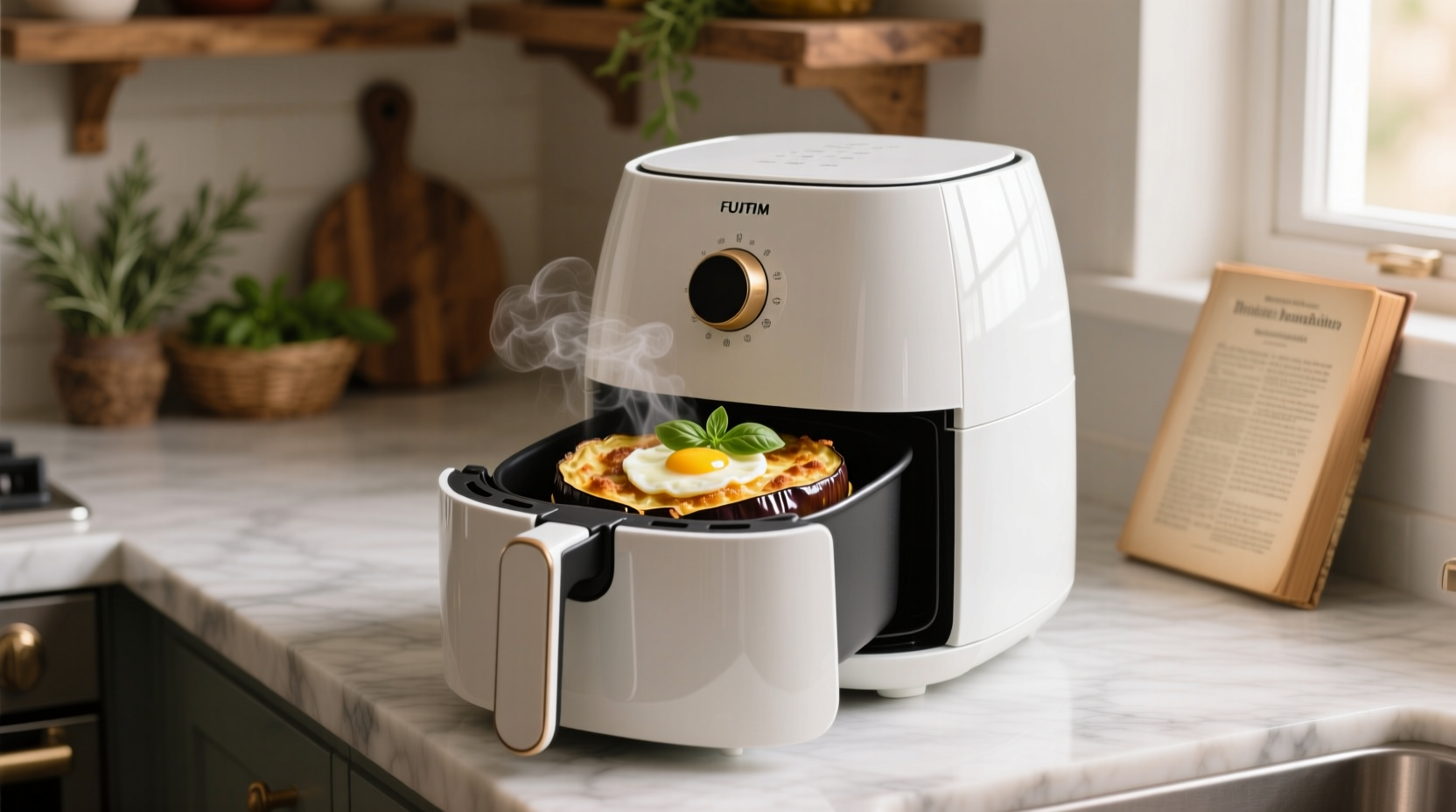 the air fryer is your eggplant parms best friend