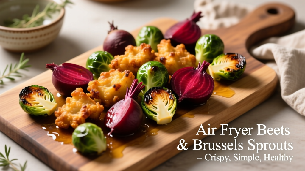 Air Fryer Beets & Brussels Sprouts: Crispy, Simple, Healthy