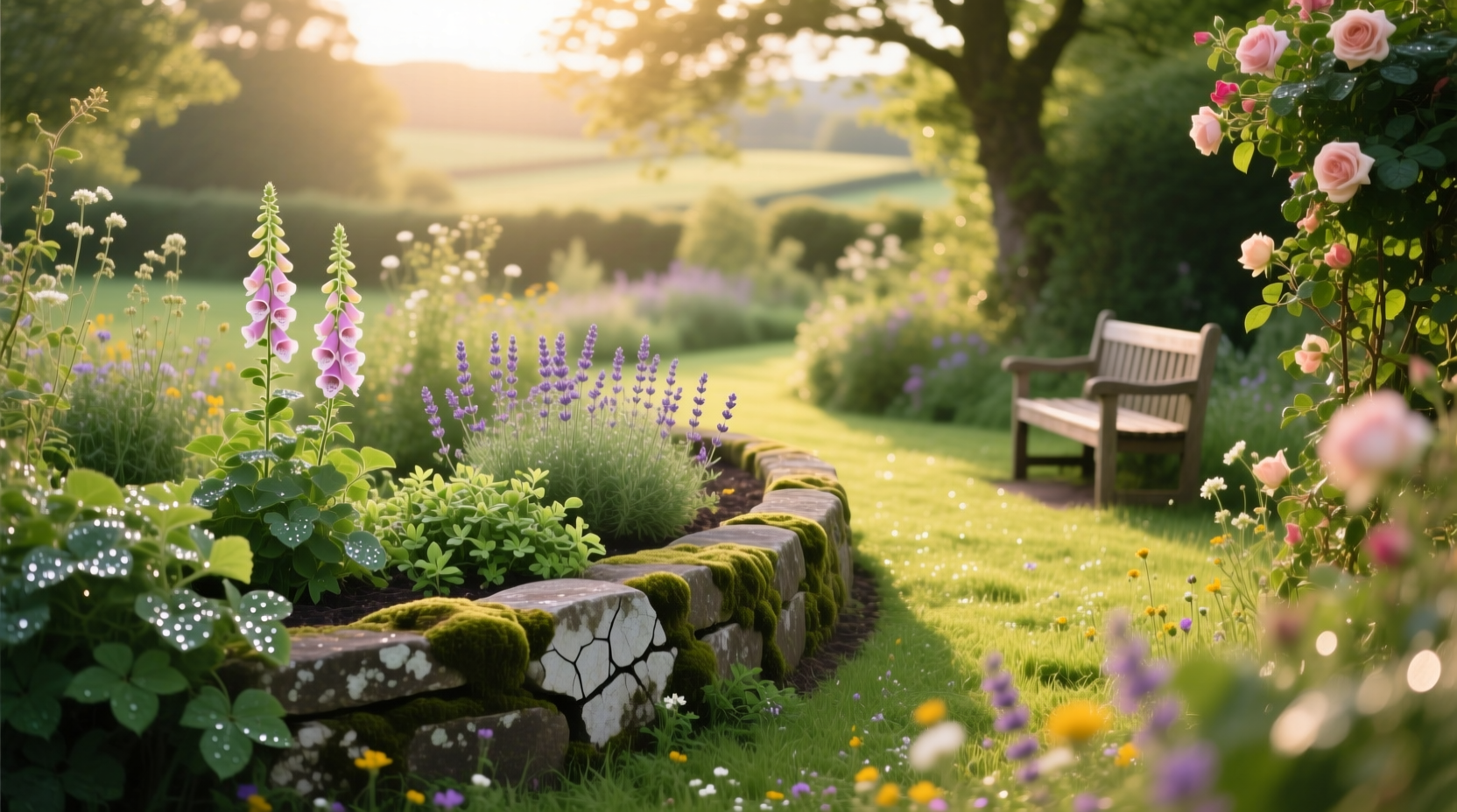 curved garden bed