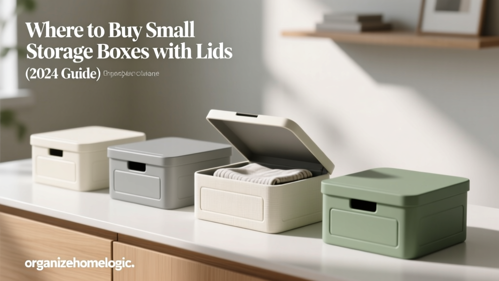 Where to Buy Small Storage Boxes with Lids (2024 Guide)