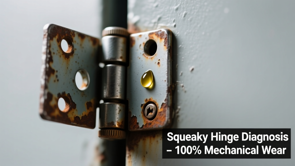 Squeaky Door Hinge Making Clicking Sound: Quick Diagnosis
