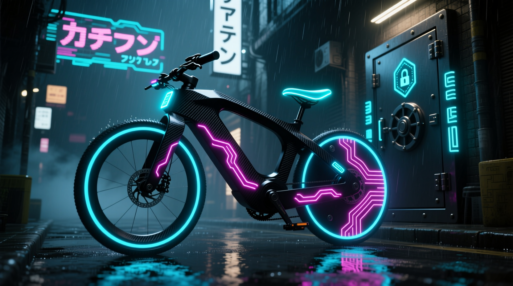 turn your bike into a safe at night tron cycle with el