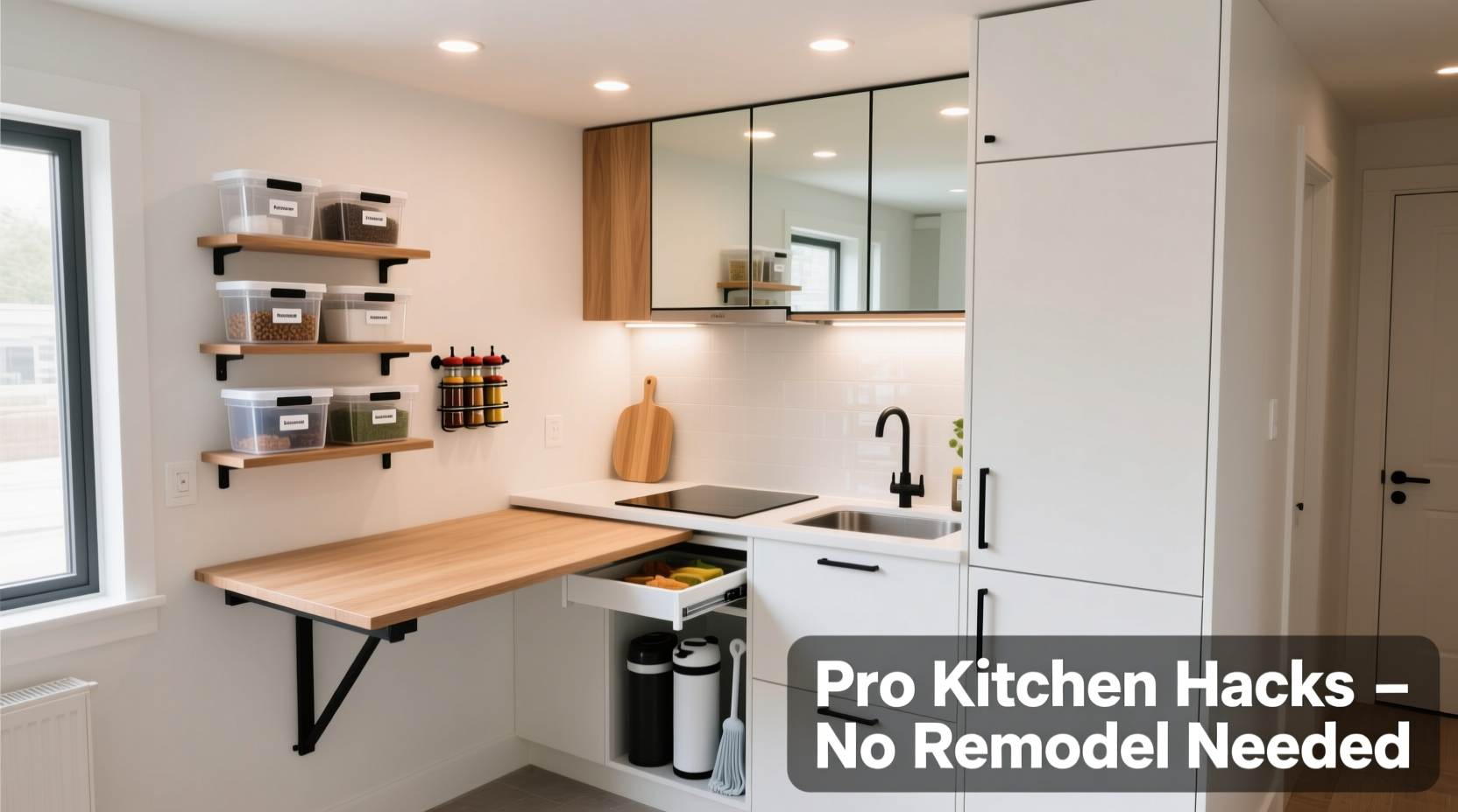 how to organize small kitchen spaces like a pro without remodeling