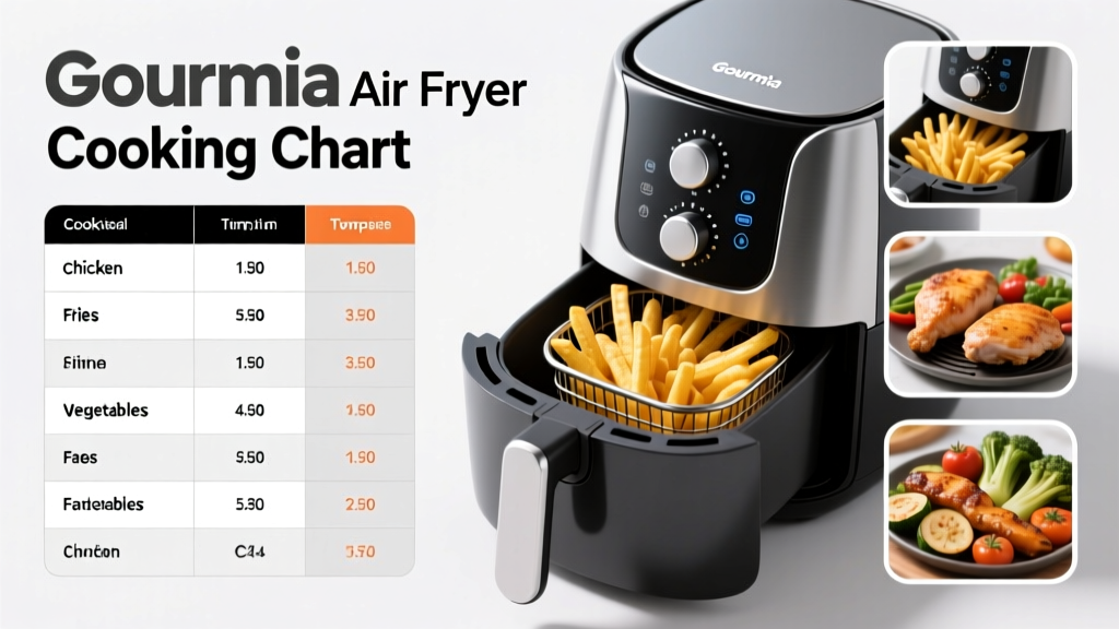 Gourmia Air Fryer Cooking Chart + Pro Tips