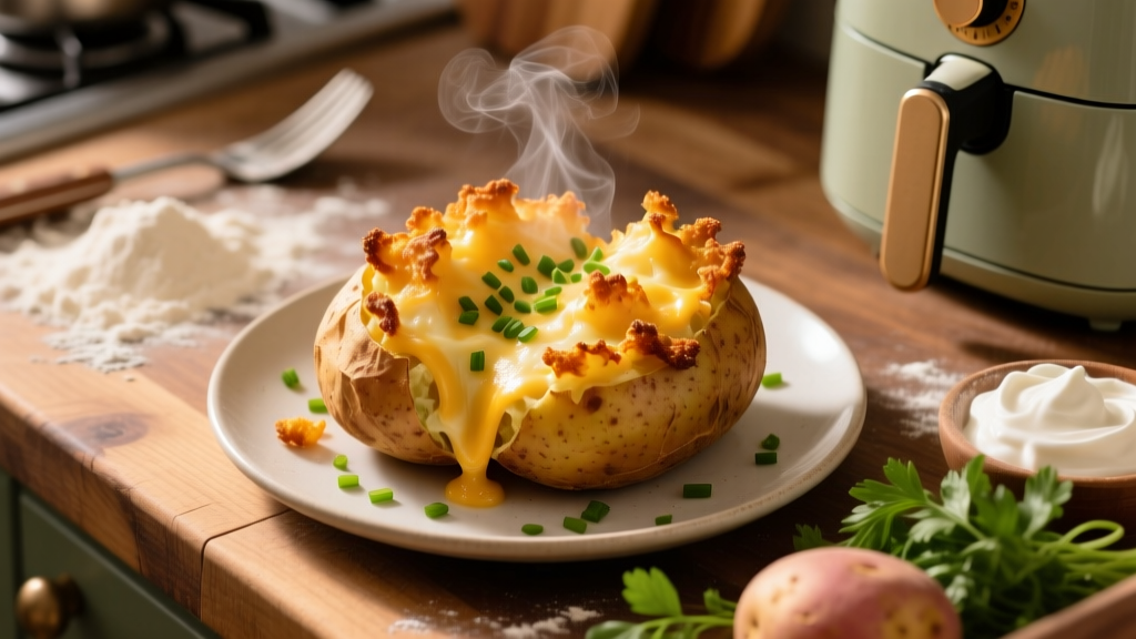 Air Fry Frozen Twice Baked Potatoes Perfectly