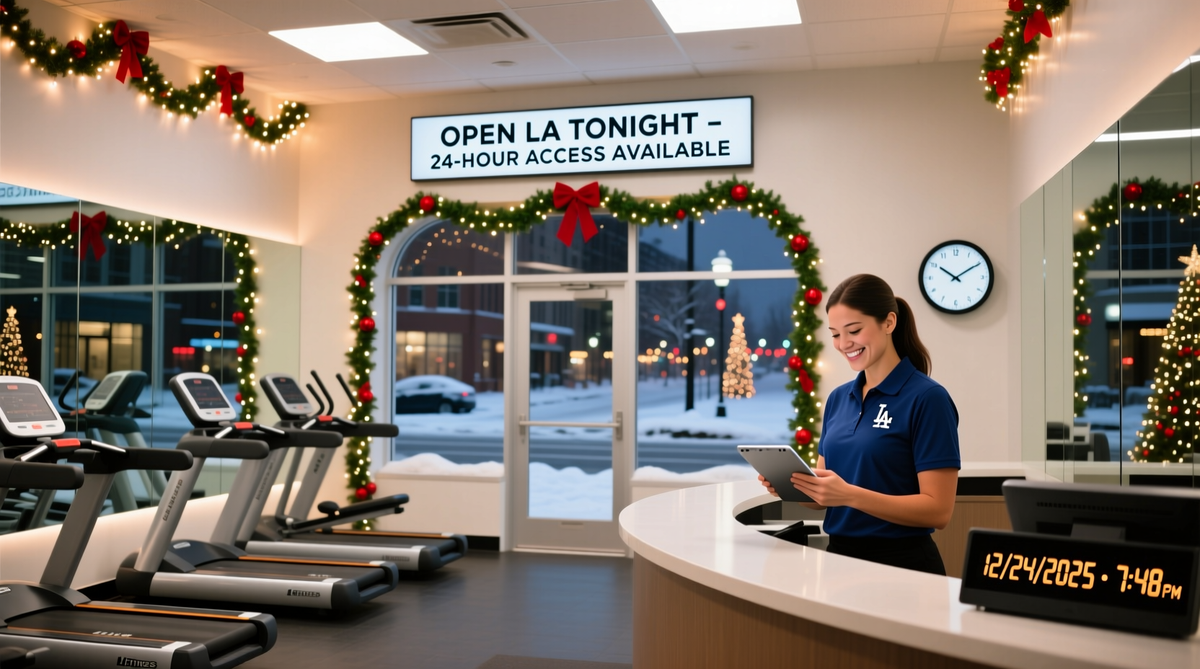 Is LA Fitness Open on Christmas Eve 2025?