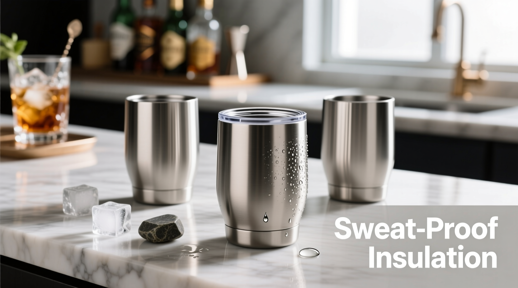 insulated tumblers for whiskey on the rocks do they sweat less