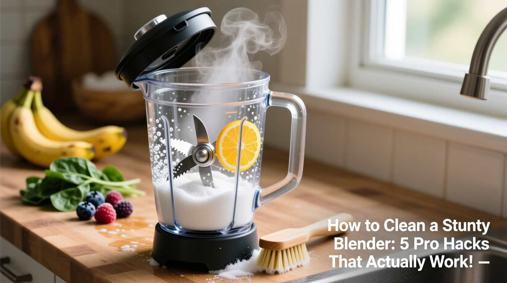 how to clean a stinky blender after making smoothies odor removal hacks