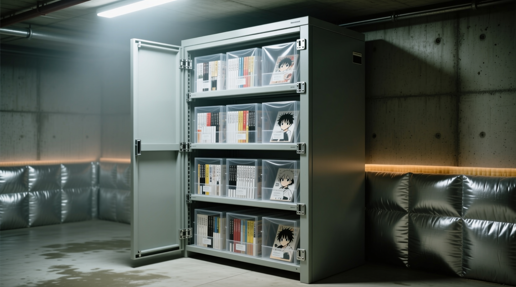 closet organization tips for manga boxes