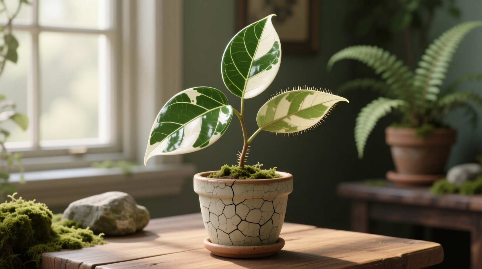 ficus triangularis variegata care