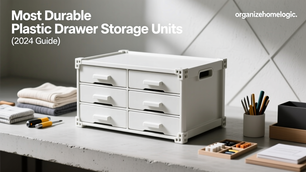 Most Durable Plastic Drawer Storage Units (2024)