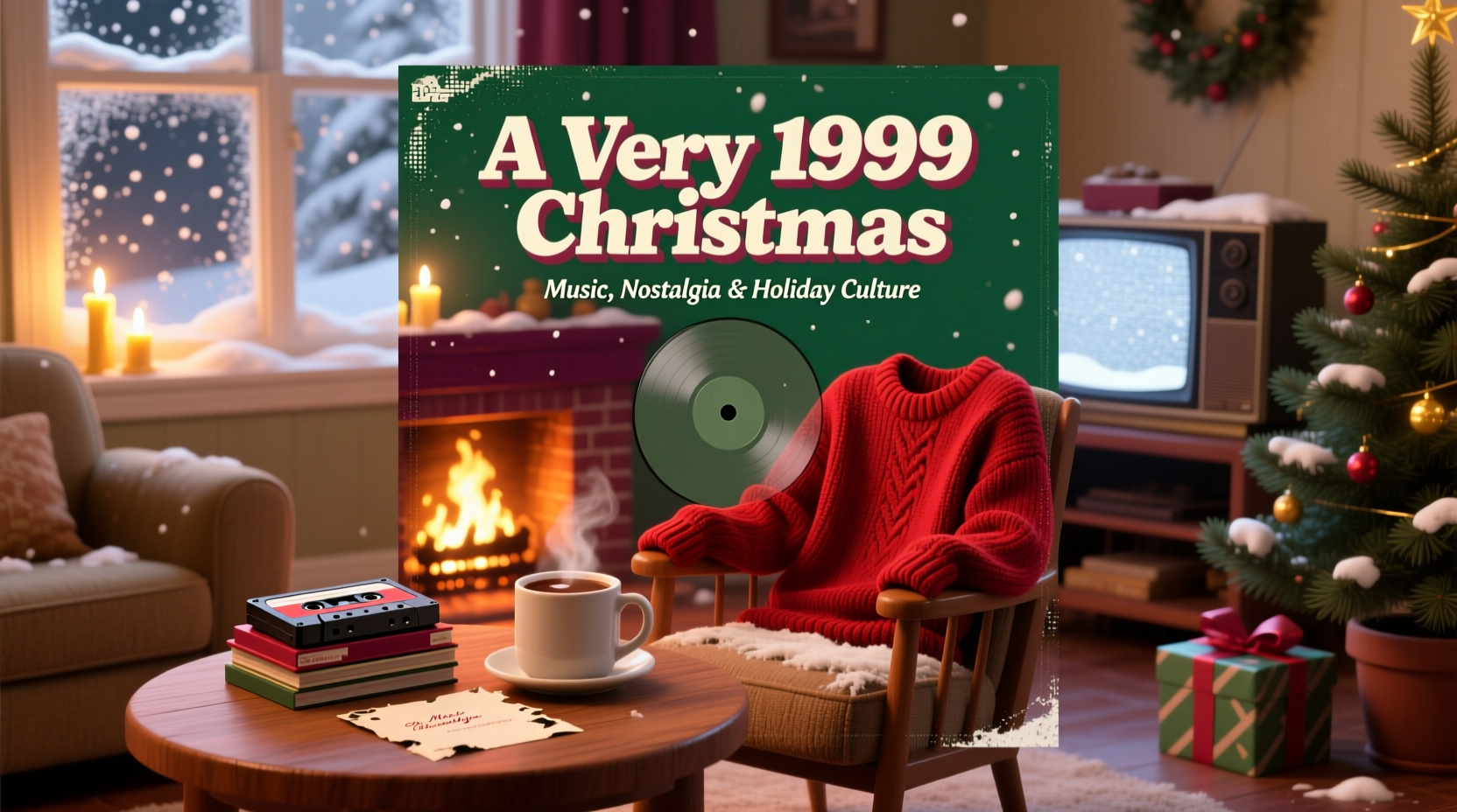 a very 1999 christmas vinyl