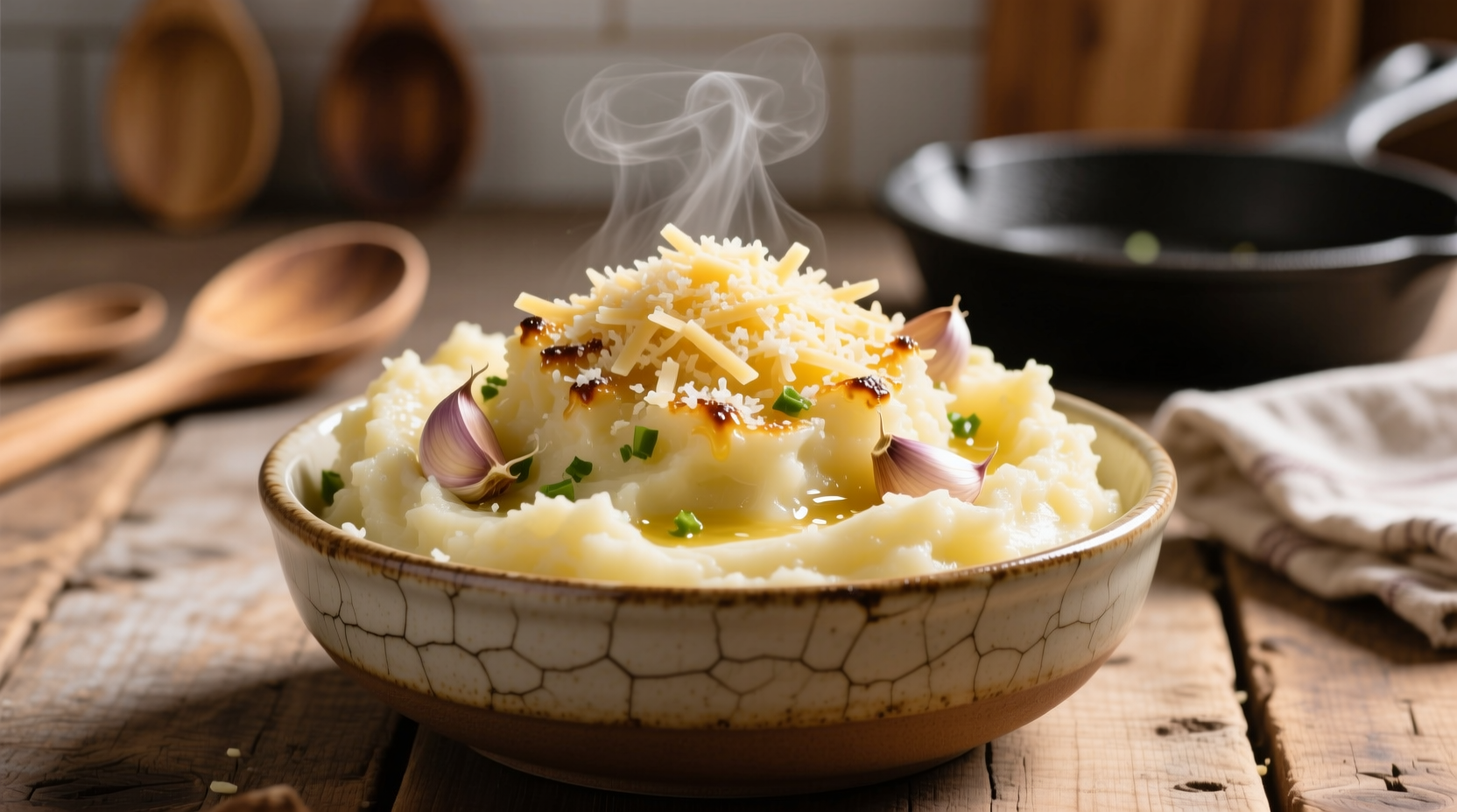 Perfect Garlic Parmesan Mashed Potatoes Recipe | Creamy & Flavorful