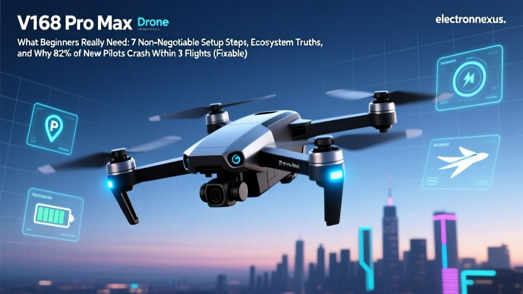 V168 Pro Max Drone What Beginners Really Need: 7 Non-Negotiable Setup Steps, Ecosystem Truths, and Why 82% of New Pilots Crash Within 3 Flights (Fixable)