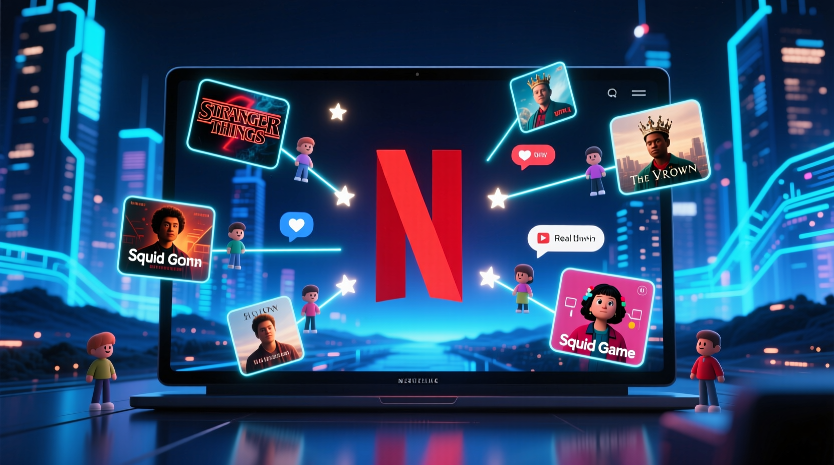 netflix adds social features to make sharing movies wit