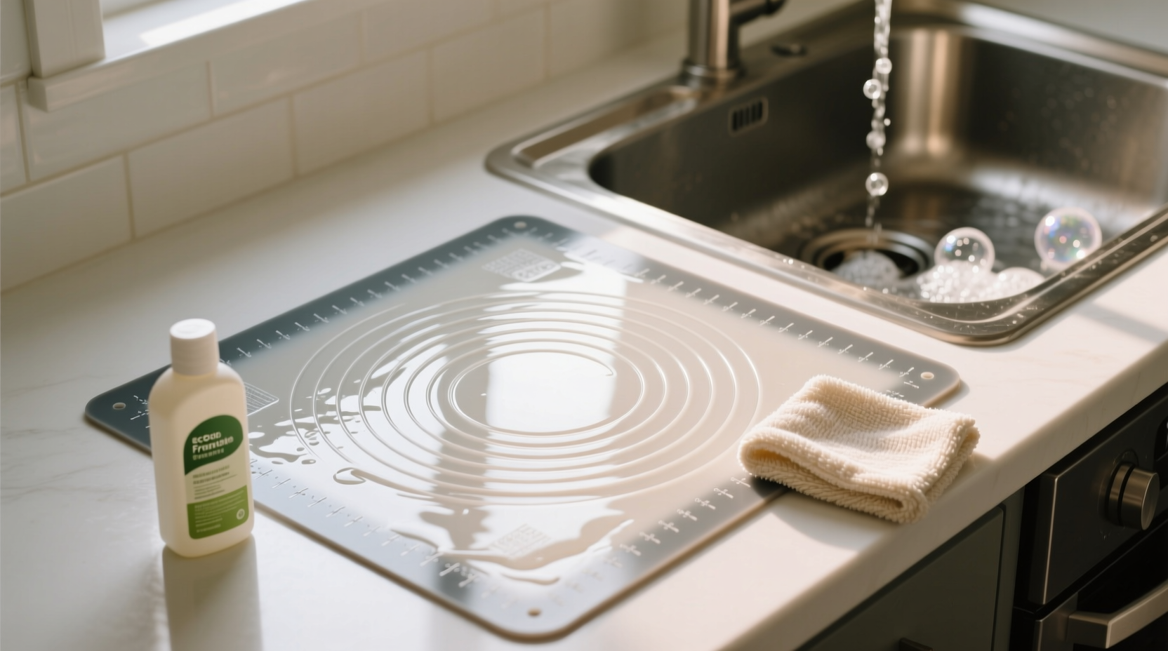 eco friendly cleaning tips deep clean silicone mats safely