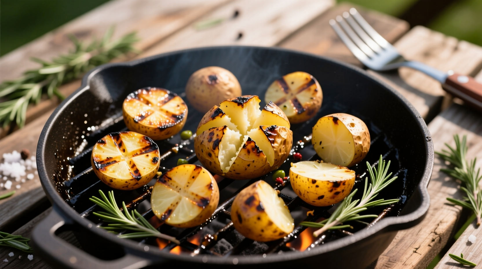 how long to cook potatoes on grill