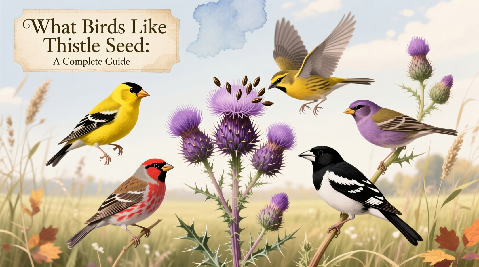 What Birds Like Thistle Seed: A Complete Guide