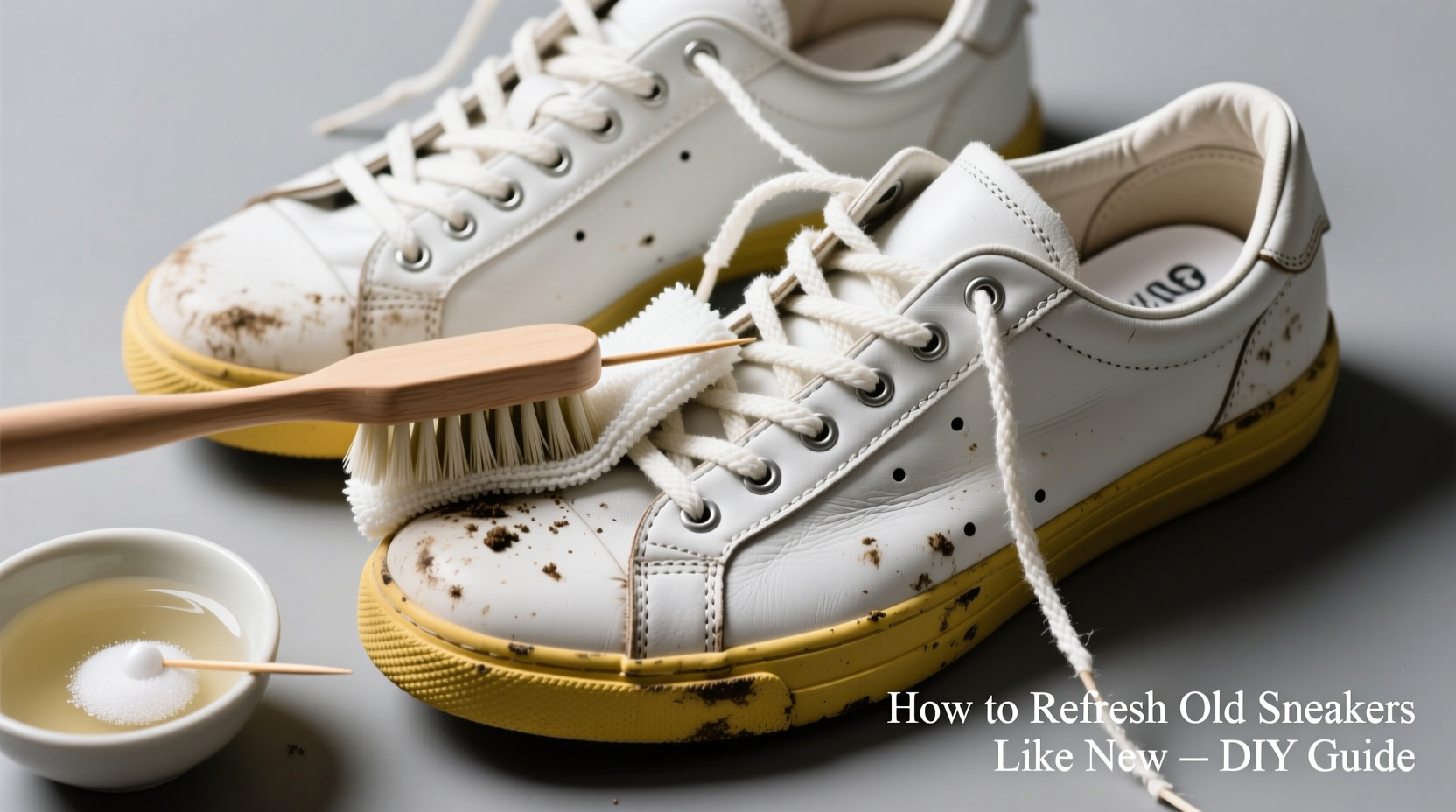 How To Refresh Old Sneakers To Look Like New Without Professional Cleaning