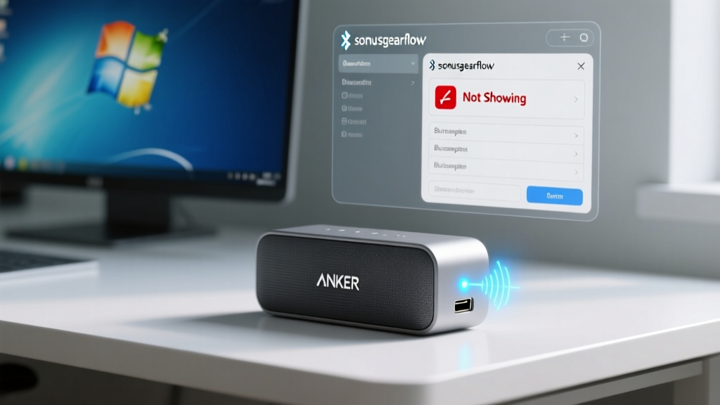 Anker Bluetooth Speaker Not Showing on Windows 7
