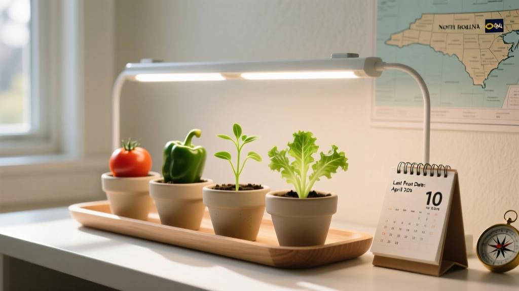 Indoor Seed-Starting Calendar for North Carolina (2026)