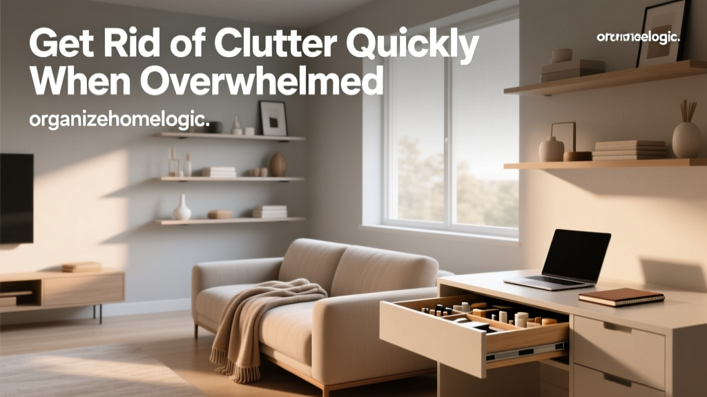 Get Rid of Clutter Quickly When Overwhelmed