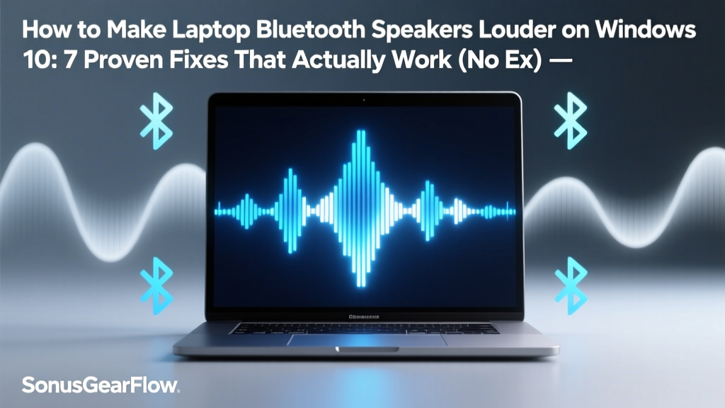 Make Bluetooth Speakers Louder on Windows 10