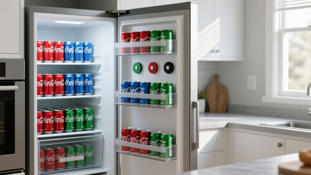 Soda Can Storage Solutions for Your Fridge