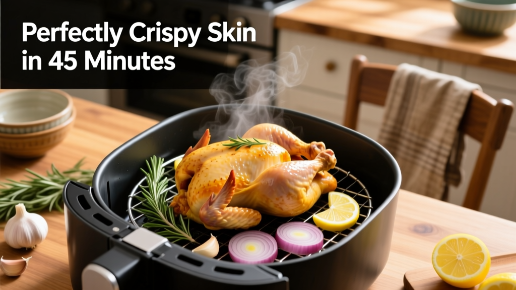 How to Cook Whole Raw Chicken in an Air Fryer