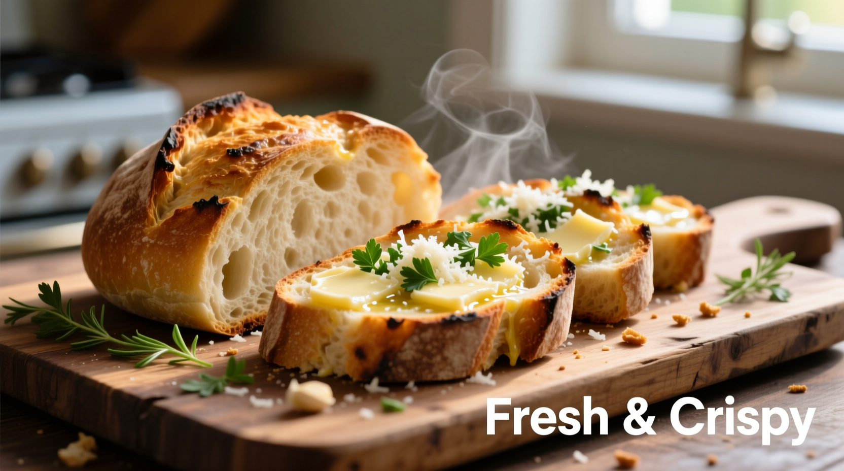 Healthy Garlic Bread: Nutritious Recipe Without Sacrificing Flavor