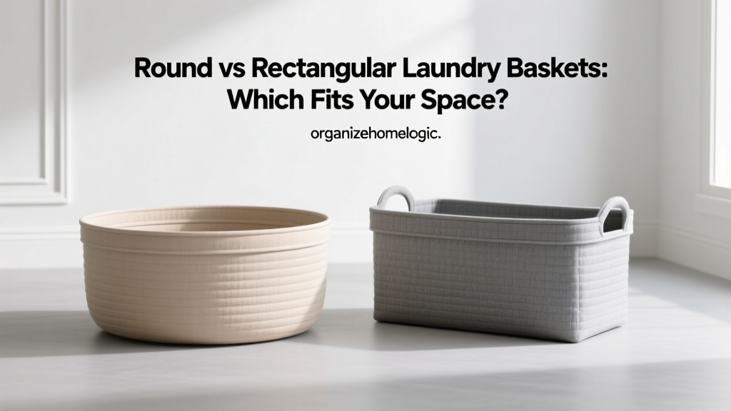 Round vs Rectangular Laundry Baskets: Which Fits Your Space?