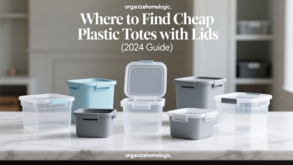 Where to Find Cheap Plastic Totes with Lids (2024 Guide)