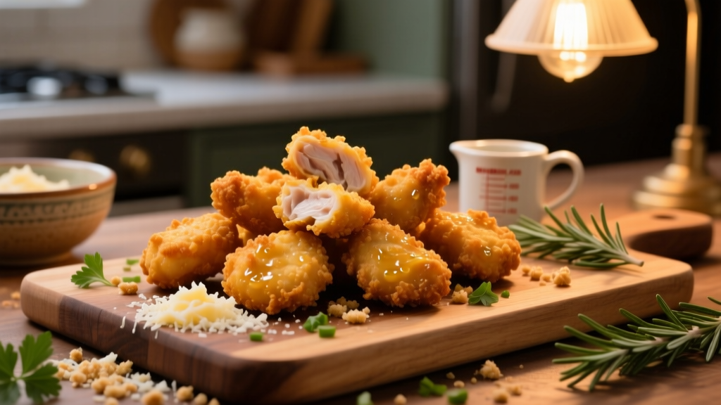 Parmesan Chicken Bites in Air Fryer (Crispy & Juicy!)