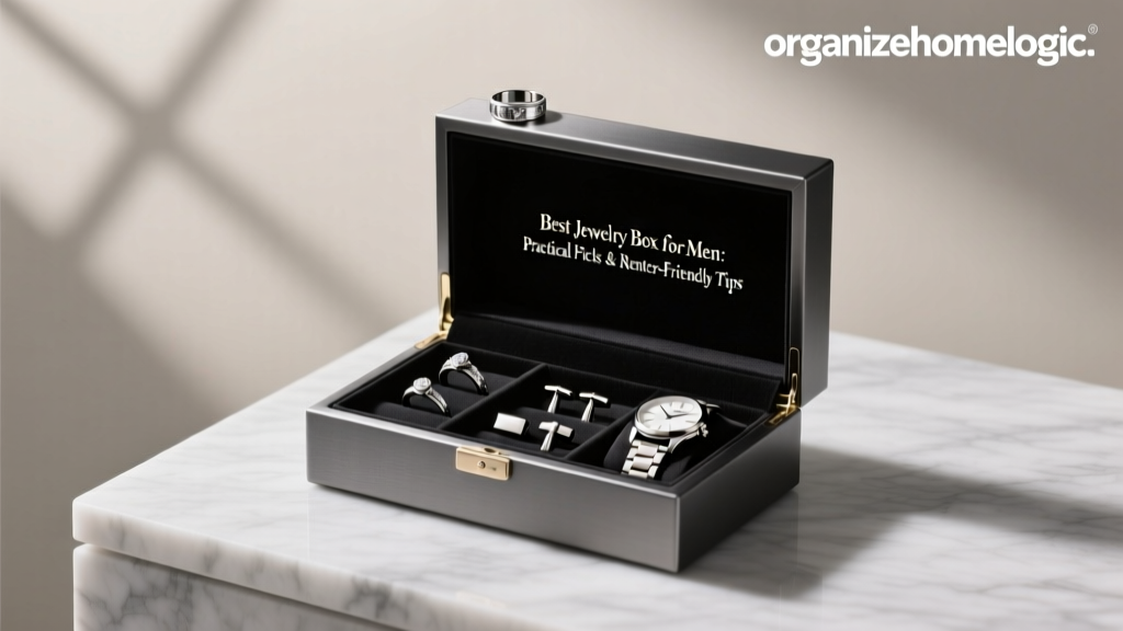 Best Jewelry Box for Men: Durable, Stylish & Renter-Safe