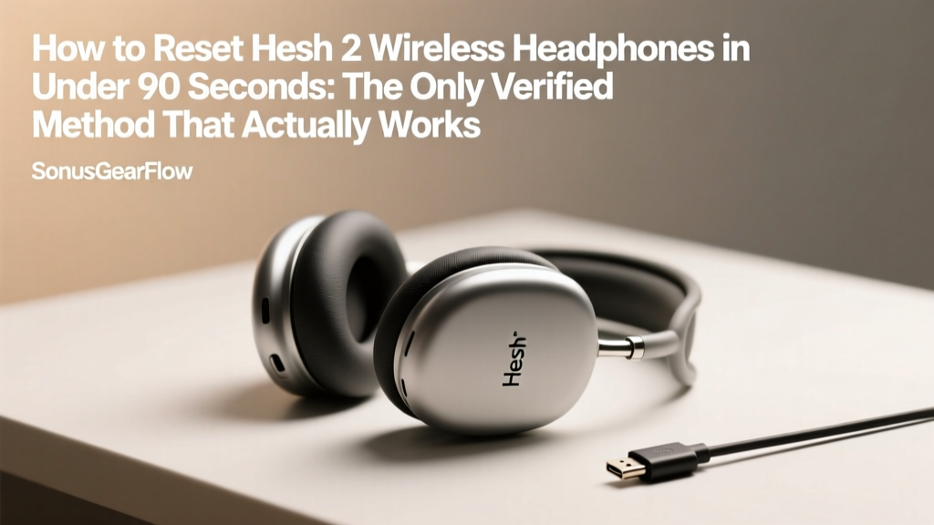 How to Reset Hesh 2 Wireless Headphones (2026)