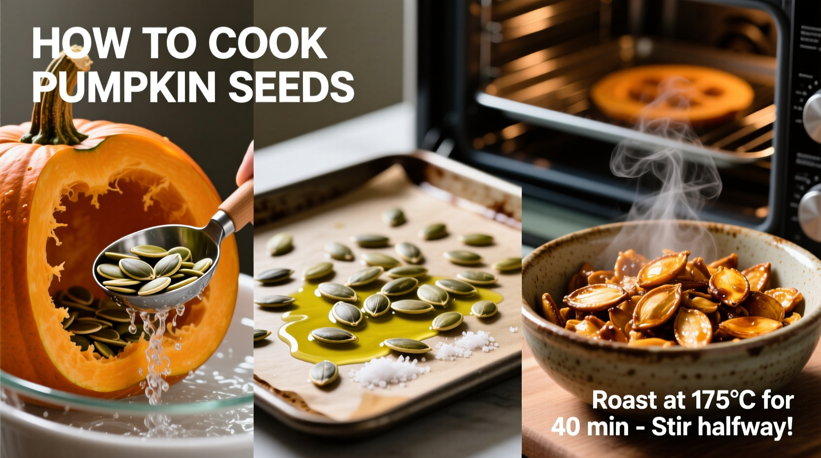 how to cook a pumpkin seeds