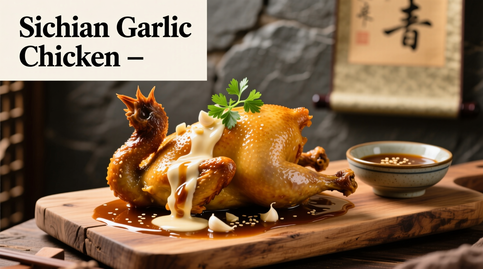 Authentic Chinese Chicken Garlic Sauce Recipe & Techniques