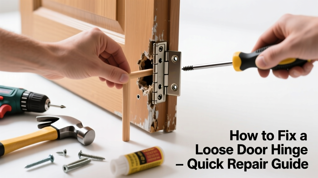 How to Fix a Loose Door Hinge: Quick Repair Guide
