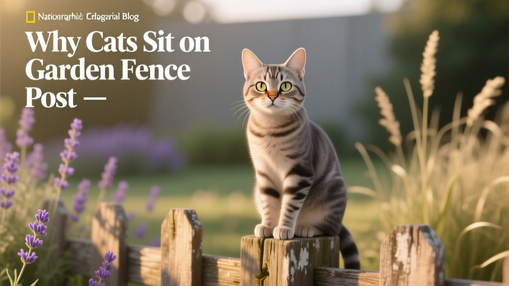 Why Cats Sit on the Garden Fence Post